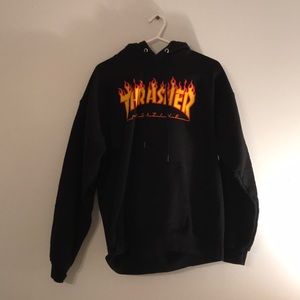 Thrasher Fire Hoodie